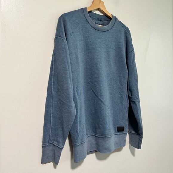 Abercrombie & Fitch Soft AF Fleece Sweatshirt - Men’s XS - Washed Blue - Picture 6 of 10